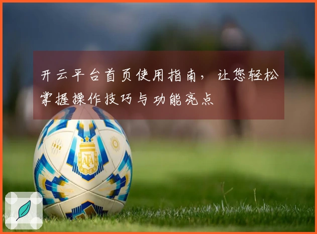 开云平台首页使用指南，让您轻松掌握操作技巧与功能亮点